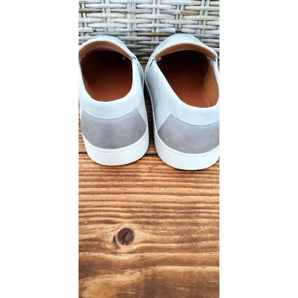 Vince Camuto Faelon Mens Light Gray Loafers 9.5 Casual Slip-On Shoes - Picture 7 of 10